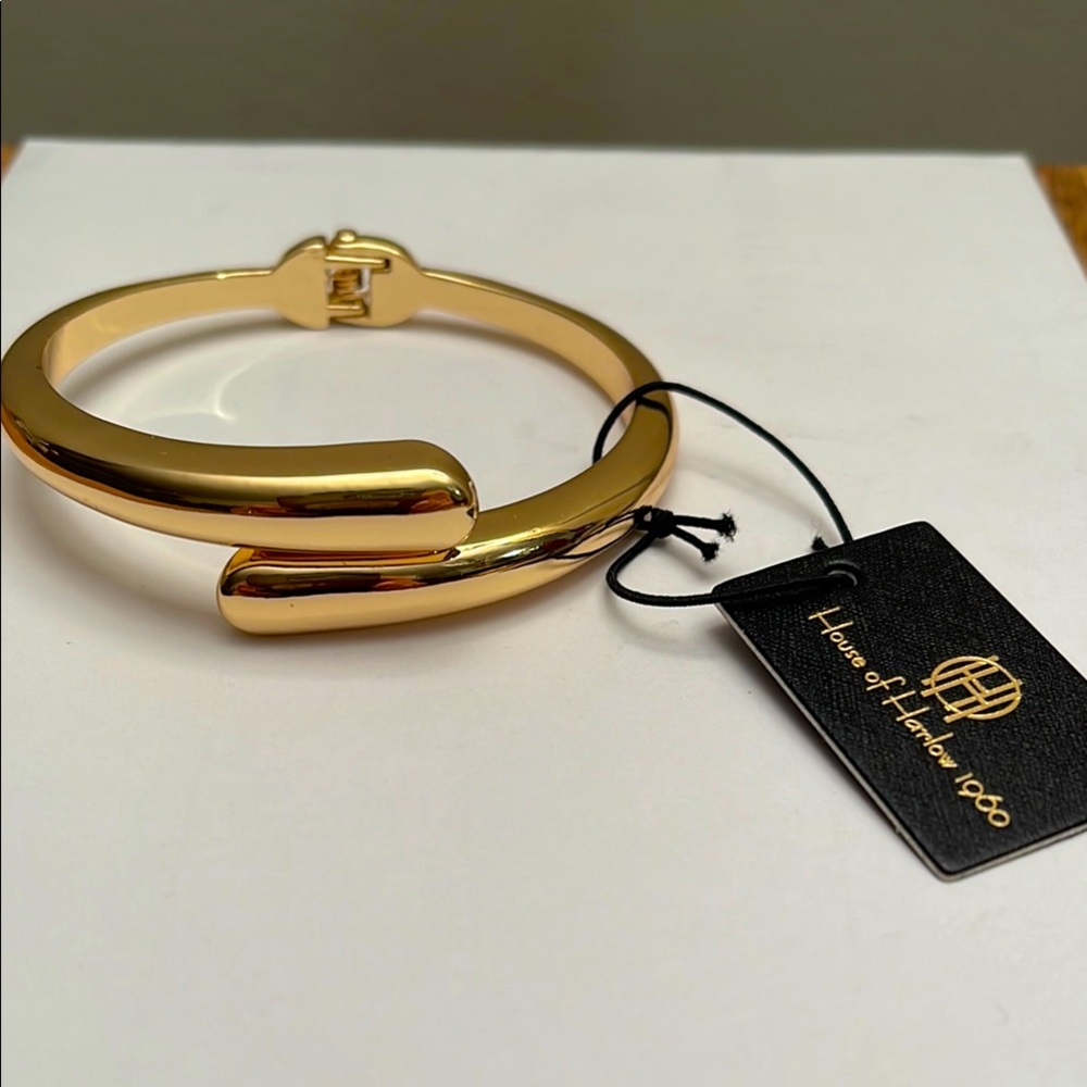 NWT House of Harlow Gold Bangle - Picture 2 of 5